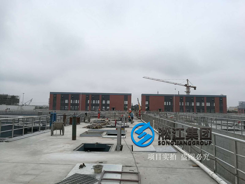 「2018」发往上海市竹园污水处理厂限位橡胶补偿器使用现场