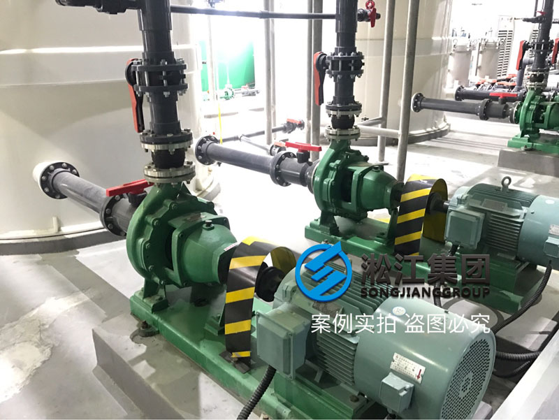 「2018」发往某项目水箱循环水泵EPDM橡胶补偿器使用现场