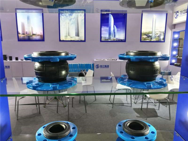 单球体橡胶接头,DN80-EPDM橡胶,316L法兰(法兰为化工部标准)