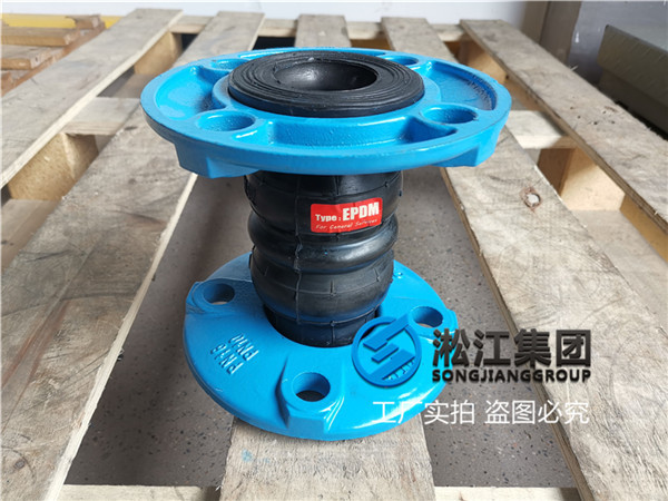 DN50双球体耐酸碱绝缘橡胶防震接头